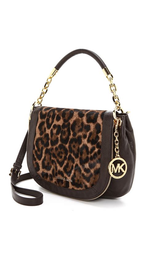 cow print michael kors crossbody bag|Michael Kors parker medium animal.